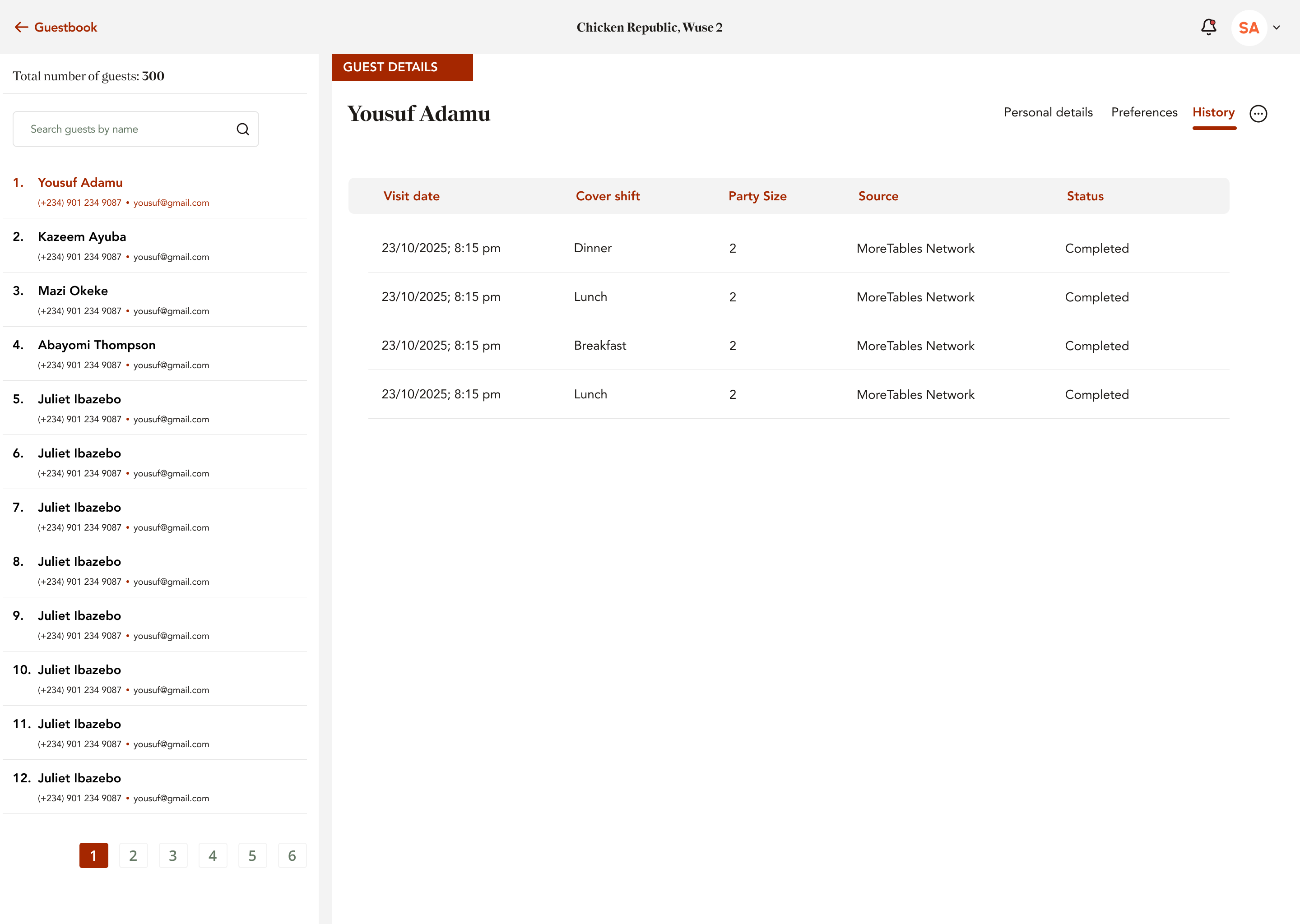 Guest Data & CRM